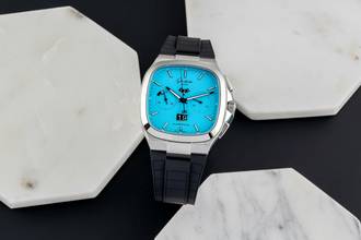 Thumbnail von Glashütte Original Seventies Chronograph Panoramadatum Ref. 1-37-02-10-02-63 B&P