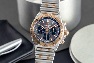 Thumbnail von Breitling Chronomat 42 B01 Stahl / Gold Automatik Ref. UB0134101B1U1