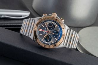 Thumbnail von Breitling Chronomat 42 B01 Stahl / Gold Automatik Ref. UB0134101B1U1