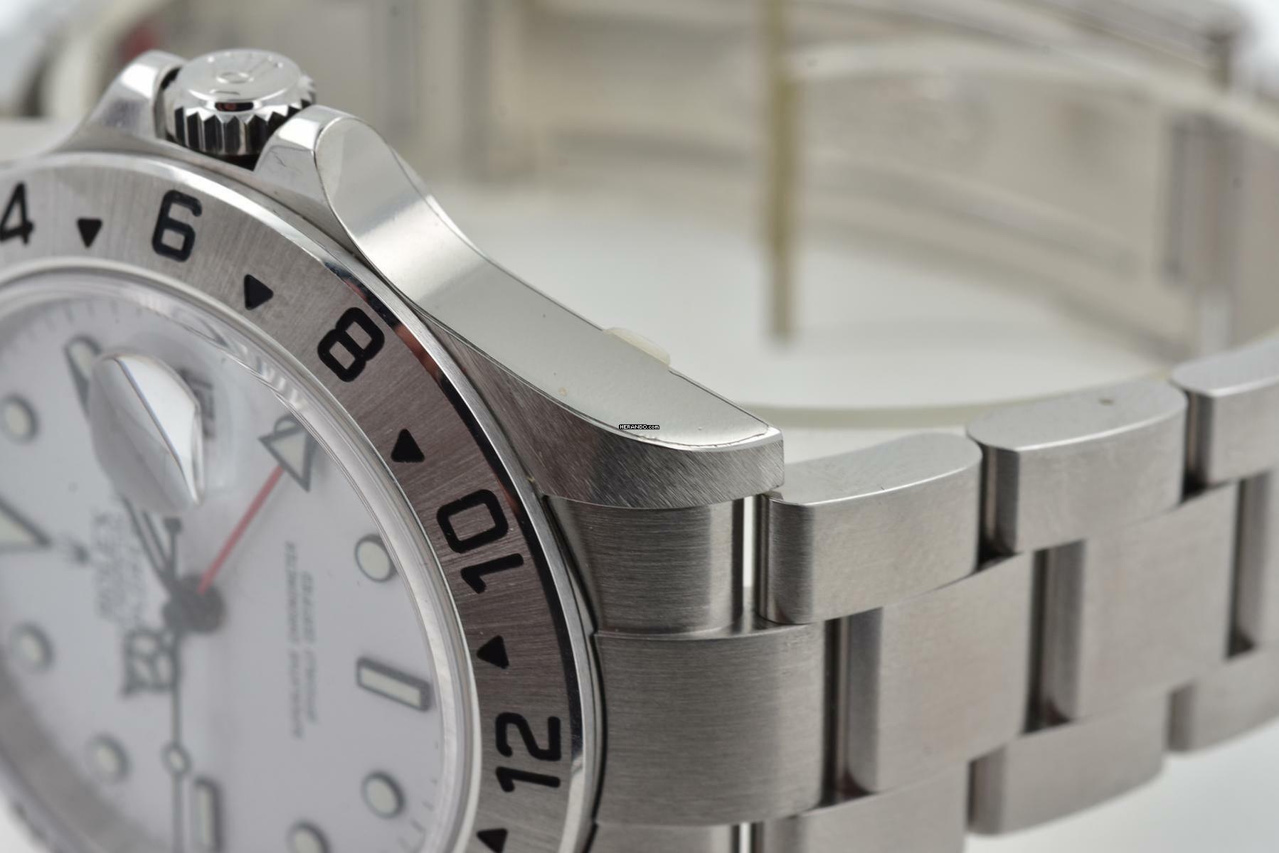 Thumbnail von Rolex Explorer II 16570 - Random Thin Frame Cal. 3186 - LC170 Stickers </h1>