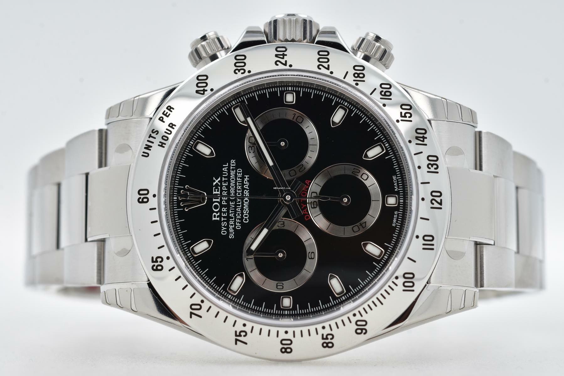  Rolex Daytona Cosmograph 116520 Stickered Chromalight APH LC130 Stickers </h1> 