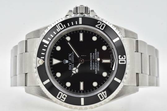  Rolex Submariner (No Date) 4-Liner 14060M - LC100 Stickered Stickers Rehaut Full Set </h1> 
