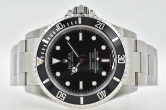 Thumbnail von Rolex Submariner (No Date) 4-Liner 14060M - LC100 Stickered Stickers Rehaut Full Set </h1>
