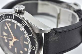 Thumbnail von Tudor Black Bay Heritage Black Bay LC100 Lederband Leather 79230N </h1>