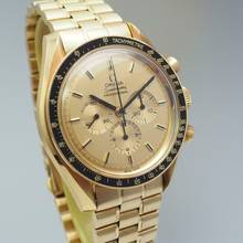 Thumbnail von Omega Speedmaster Apollo XI 1969 345.0802 Limited Gold 18k/750 Box+Papiere Ultra Rare in top condition+Full Set