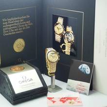 Thumbnail von Omega Speedmaster Apollo XI 1969 345.0802 Limited Gold 18k/750 Box+Papiere Ultra Rare in top condition+Full Set