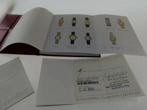 Thumbnail von Cartier Santos Galbée großes Modell 29 mm im Full Set Datum auf 6 Uhr Full Set aus 2000