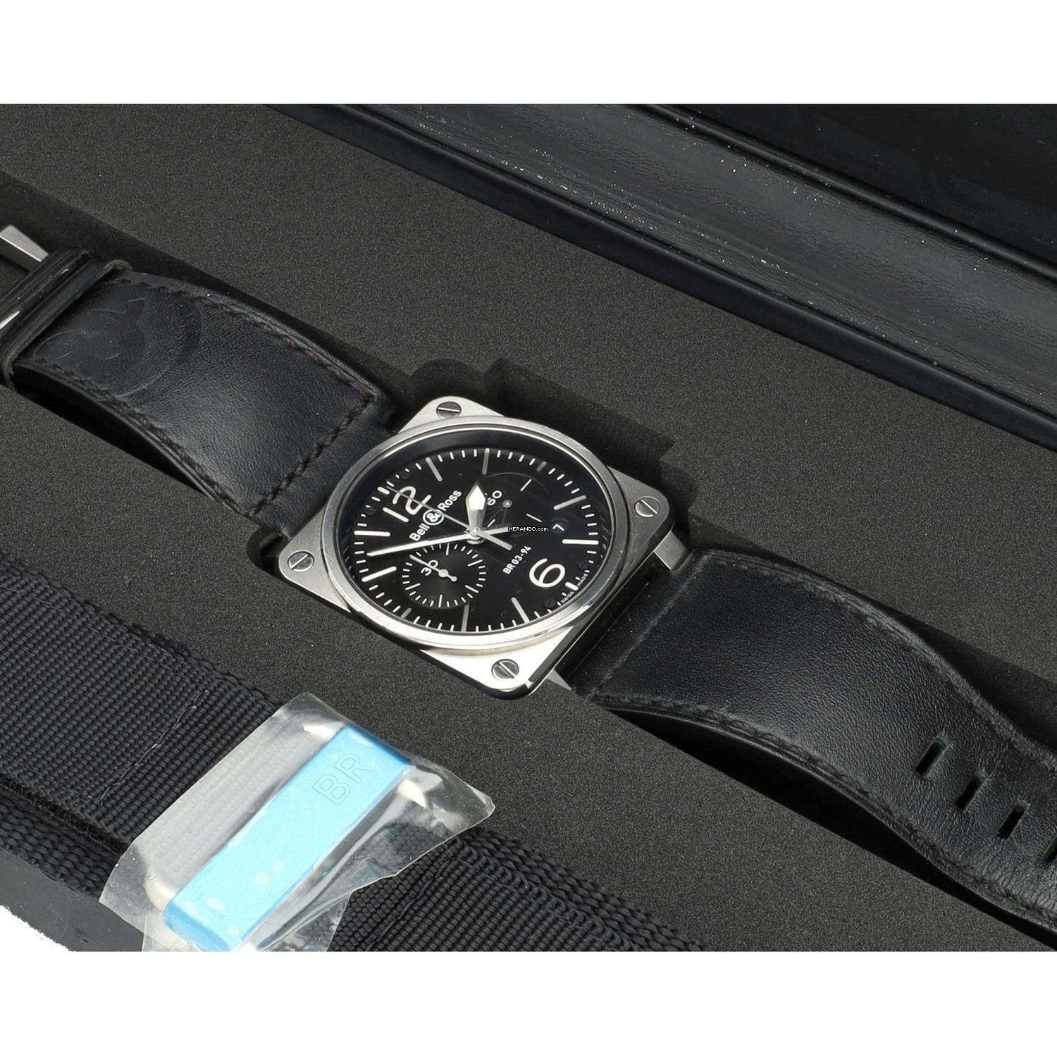 Thumbnail von Bell & Ross BR 03-94 Chronographe BR03-94 Full Set 2013 </h1>