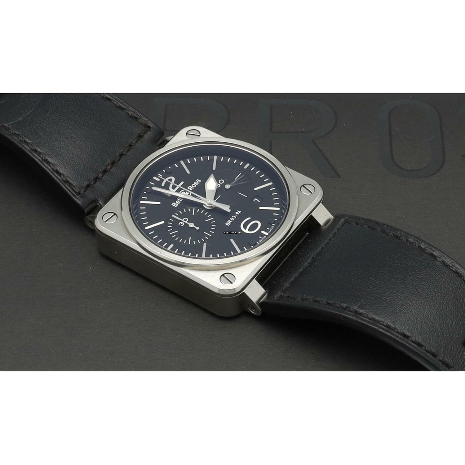 Thumbnail von Bell & Ross BR 03-94 Chronographe BR03-94 Full Set 2013 </h1>