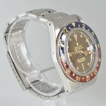 Thumbnail von Rolex GMT-Master 6542 OCC brown gilt glossy dial bakelite bezel 1958