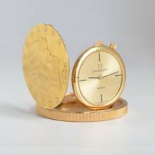 Thumbnail von Omega Constellation Double Eagle coin watch U.S.A. to double eagle 20 dollars yellow gold 18KT 1965 </h1>