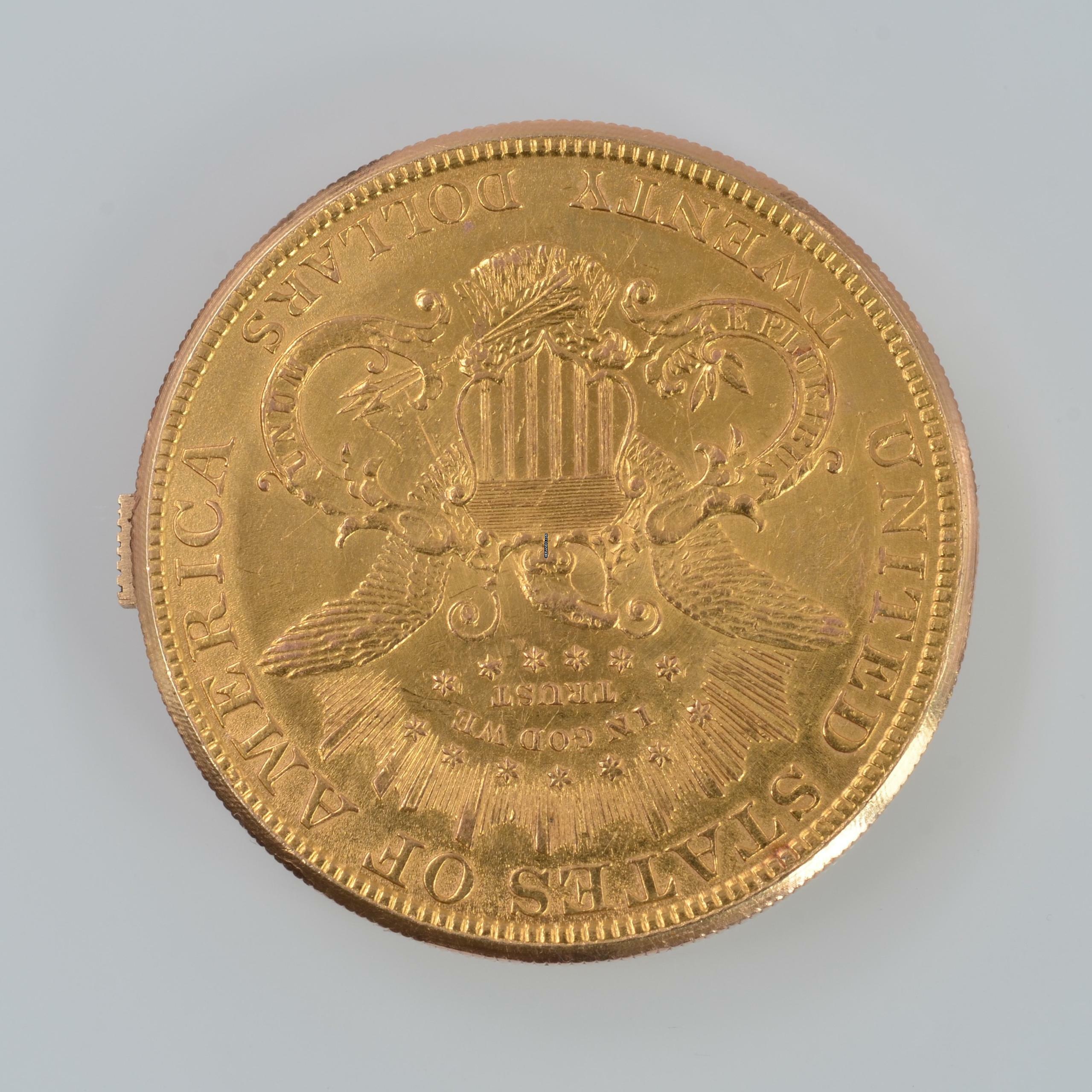 Thumbnail von Omega Constellation Double Eagle coin watch U.S.A. to double eagle 20 dollars yellow gold 18KT 1965 </h1>