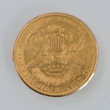 Thumbnail von Omega Constellation Double Eagle coin watch U.S.A. to double eagle 20 dollars yellow gold 18KT 1965 </h1>