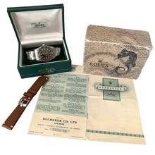 Thumbnail von Rolex Submariner (No Date) 6205 Tropical brown gilt dial with radium indexes Full Set 1955
