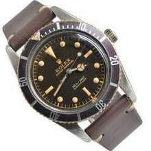 Thumbnail von Rolex Submariner (No Date) “James Bond” 6536-1 Tropical gilt radium dial TOP Condition 1957 </h1>