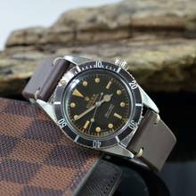 Thumbnail von Rolex Submariner (No Date) “James Bond” 6536-1 Tropical gilt radium dial TOP Condition 1957 </h1>
