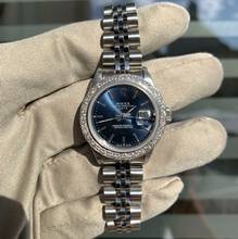 Thumbnail von Rolex Lady-Datejust 69174 Ladies 26MM blue dial diamond bezel </h1>