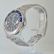 Thumbnail von Rolex GMT-Master II I 16700 to Tritium dial Pepsi bezel Full Set 1991’s </h1>