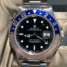 Thumbnail von Rolex GMT-Master II I 16700 to Tritium dial Pepsi bezel Full Set 1991’s </h1>