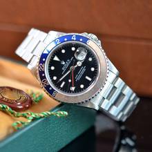 Thumbnail von Rolex GMT-Master II I 16700 to Tritium dial Pepsi bezel Full Set 1991’s </h1>