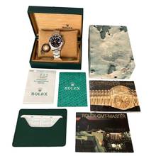 Thumbnail von Rolex GMT-Master II I 16700 to Tritium dial Pepsi bezel Full Set 1991’s </h1>