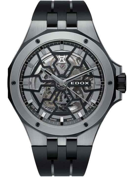  Edox 85303-357GN-NGN Delfin Mecano Automatik Herrenuhr 43mm 20ATM  