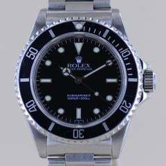  Rolex Submariner (No Date) 14060 No-Date 2-Liner Swiss Only SL Oysterband 1999 Taucher B+P </h1> 