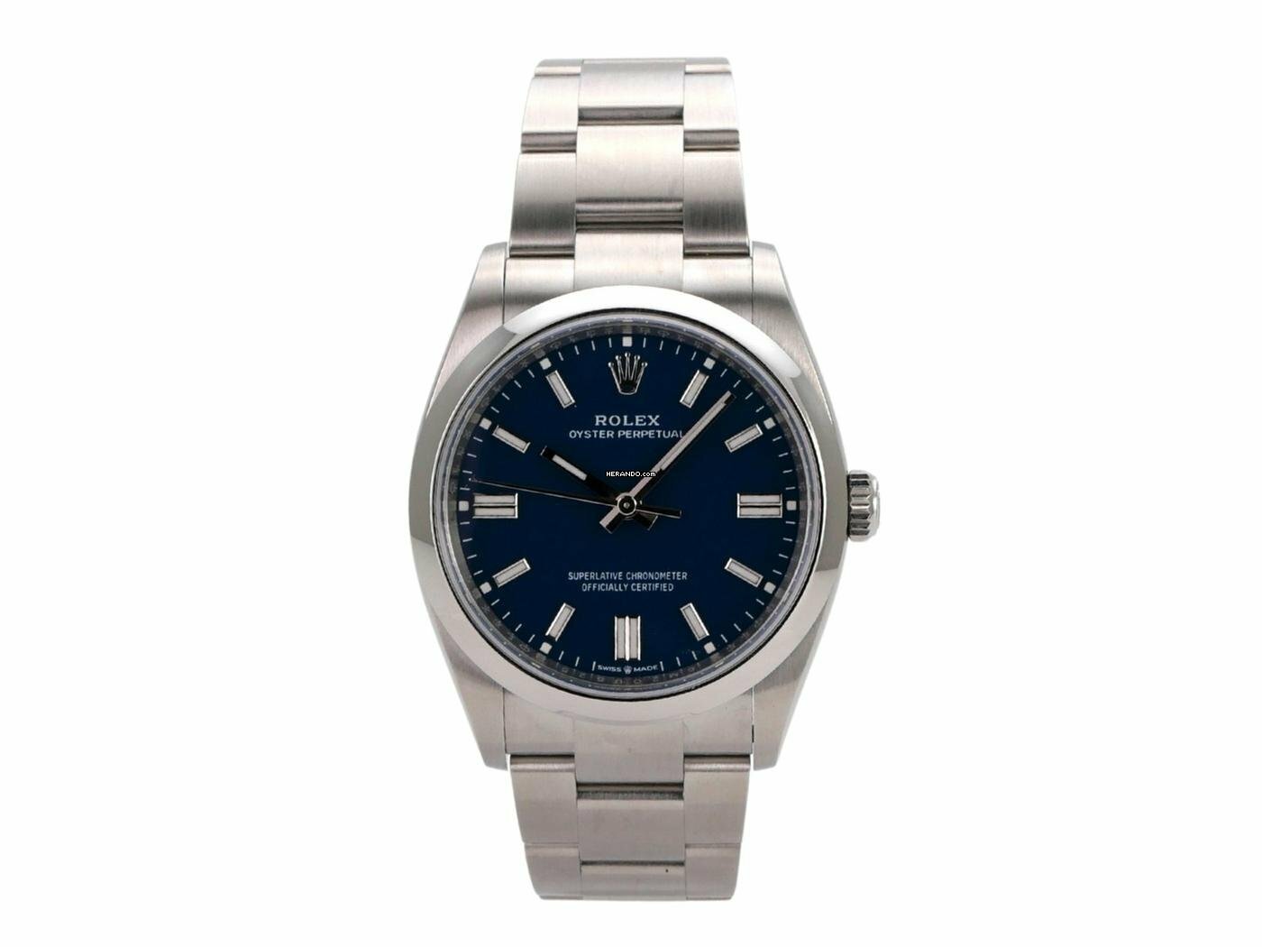 Rolex Oyster Perpetual 36 Ref. 126000 Med Blue </h1>