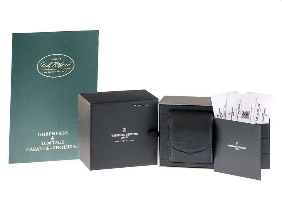  Frederique Constant Classics Manchette Ref.FC-200MA1MC6B Full Set Neu 