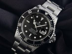 Thumbnail von Rolex Submariner Date Ref.16610 2001 Box&Beschreibung sehr gut Vintage </h1>