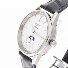 Thumbnail von Longines Heritage Moonphase Automatic 38.5 Mm White – L4.815.4.72.2 – NEW & UNWORN – 07/25 Full