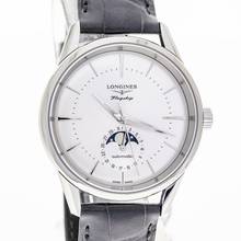 Thumbnail von Longines Heritage Moonphase Automatic 38.5 Mm White – L4.815.4.72.2 – NEW & UNWORN – 07/25 Full