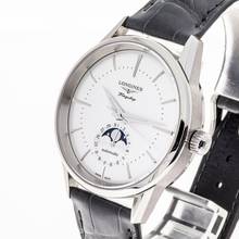 Thumbnail von Longines Heritage Moonphase Automatic 38.5 Mm White – L4.815.4.72.2 – NEW & UNWORN – 07/25 Full