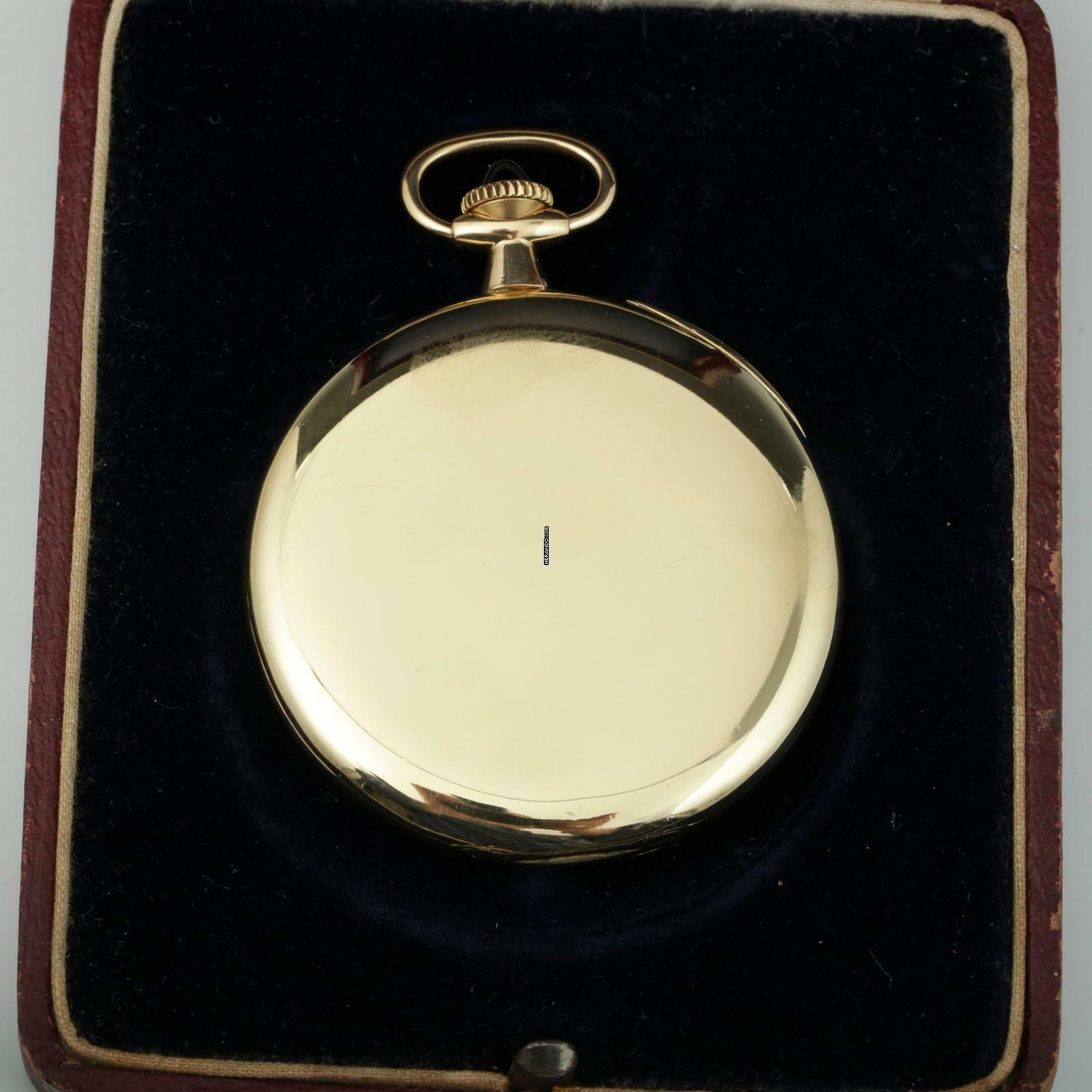 Thumbnail von Patek Philippe 18k Art Deco Frackuhr mit Saphir Crone Taschenuhr 1920 schöner Zustand