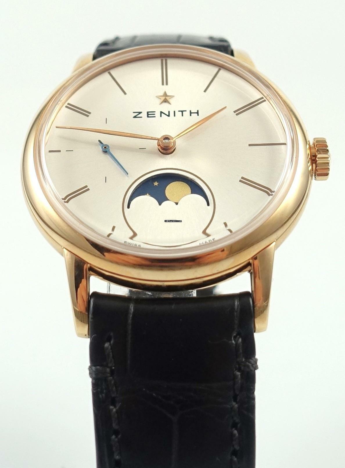  Zenith Elite Lady Moonphase 750 Rosegold New Watch / Unworn 