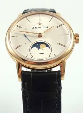  Zenith Elite Lady Moonphase 750 Rosegold New Watch / Unworn 