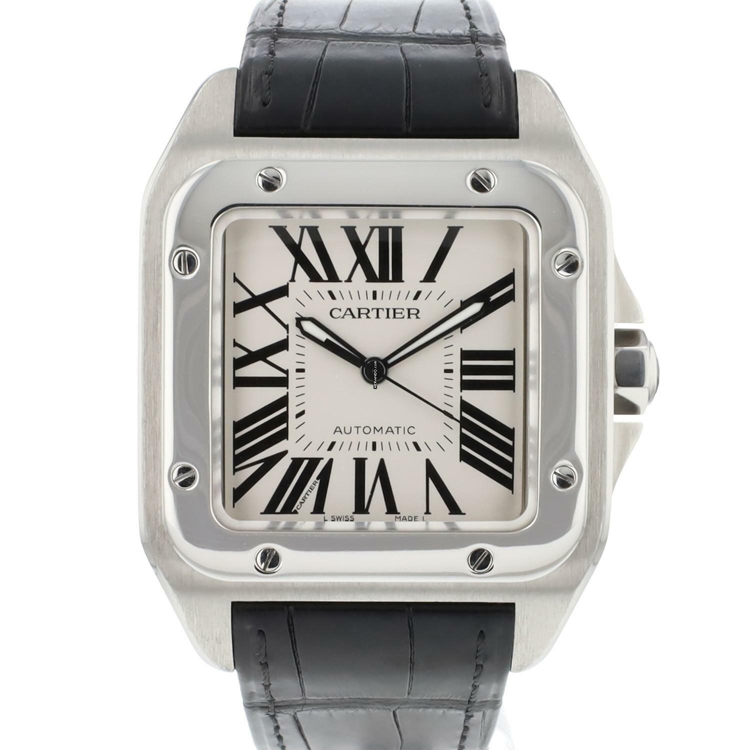 Thumbnail von Cartier Santos 100 XL Steel </h1>