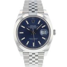 Thumbnail von Rolex Datejust 41 Jubilee Blue Dial Smooth Bezel </h1>