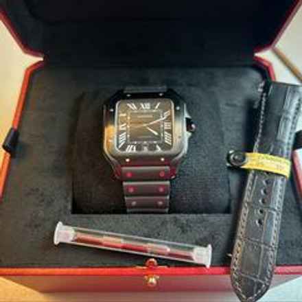  Cartier Santos De Cartier Full Set </h1> 