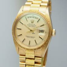 Thumbnail von Rolex Day-Date 36 Bark 1807 Gold 18k/750 Box + Papiere 1971/1972 RARE