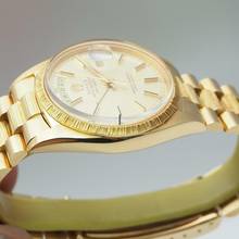 Thumbnail von Rolex Day-Date 36 Bark 1807 Gold 18k/750 Box + Papiere 1971/1972 RARE