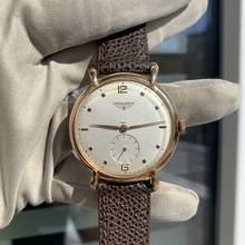Thumbnail von Longines Classic Jumbo 5675 Spider Lugs ivory dial rose gold 18KT 1949 </h1>