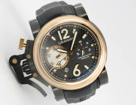  Graham Chronofighter Oversize Steel Roségold </h1> 