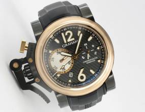 Thumbnail von Graham Chronofighter Oversize Steel Roségold </h1>