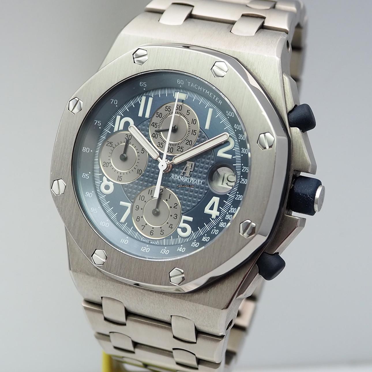  Audemars Piguet Royal Oak Offshore Chronograph The Beast Titanium 25721TI Box + AP Extract + Service History 