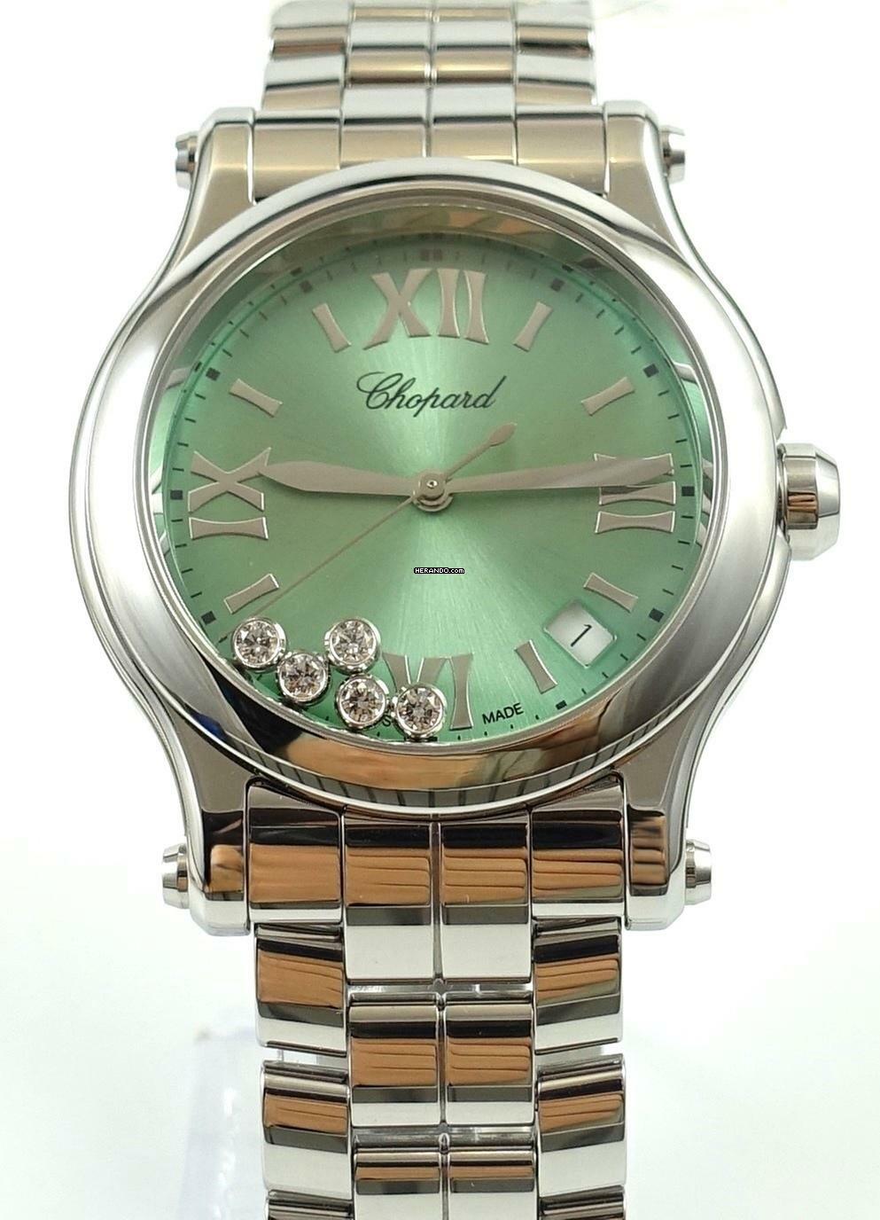 Thumbnail von Chopard Happy Sport Green Full Set / New Watch