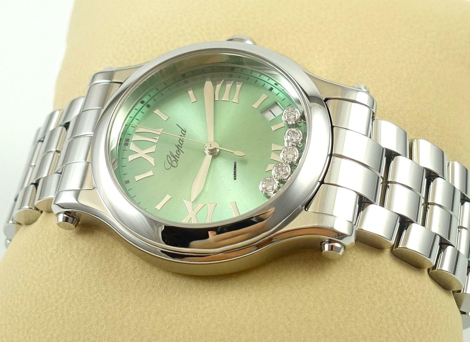 Thumbnail von Chopard Happy Sport Green Full Set / New Watch