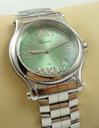  Chopard Happy Sport Green Full Set / New Watch 