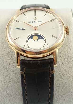  Zenith Elite Lady Moonphase 750 Rosegold New Watch / Unworn 