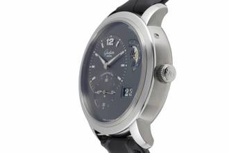 Thumbnail von Glashütte Original PanoMaticLunar XL Edelstahl Automatik Herrenuhr Ref. 90-02-36-12-05